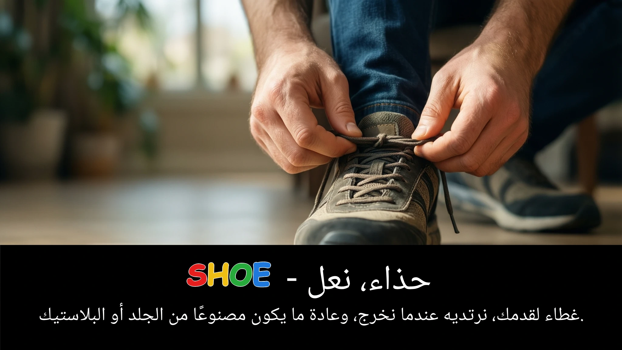 Arabic Illustration for shoe